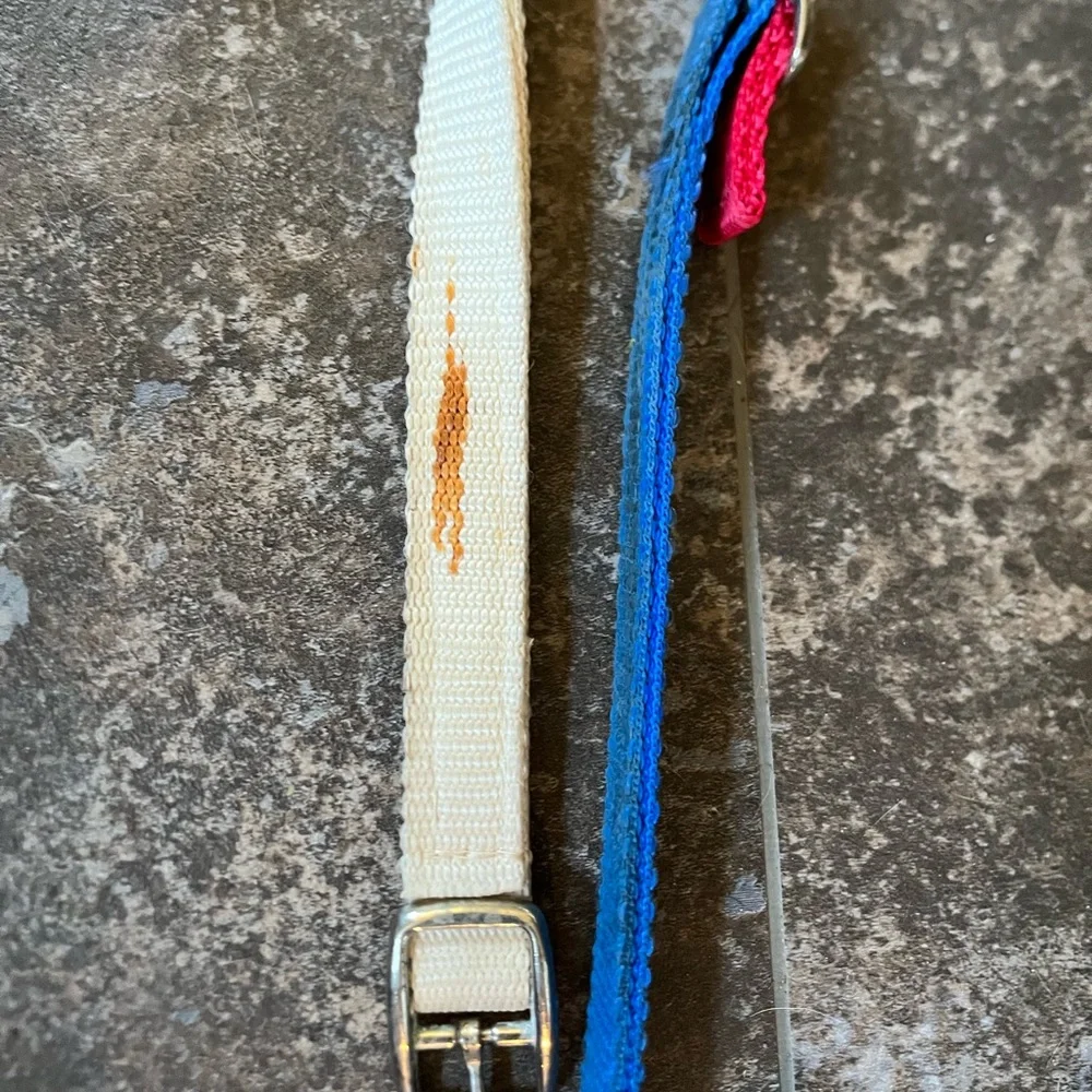 Patriotic red white and blue bridle headstall only - Picture 2 of 2
